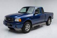 Бокові пороги Maydos V2 (2 шт., Алюміній ↗ нерж) Ford Ranger 2002-2006 рр.