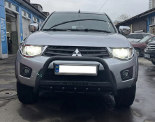 Кенгурятник WT004 Black (нерж) Mitsubishi L200 2006-2015 рр.