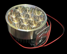 Фара додаткового світла LED (кругла) L201-18W кругла D69мм FLOOD9-85V DC 1,5 12шт.6000К IP67 1800Lm VDK