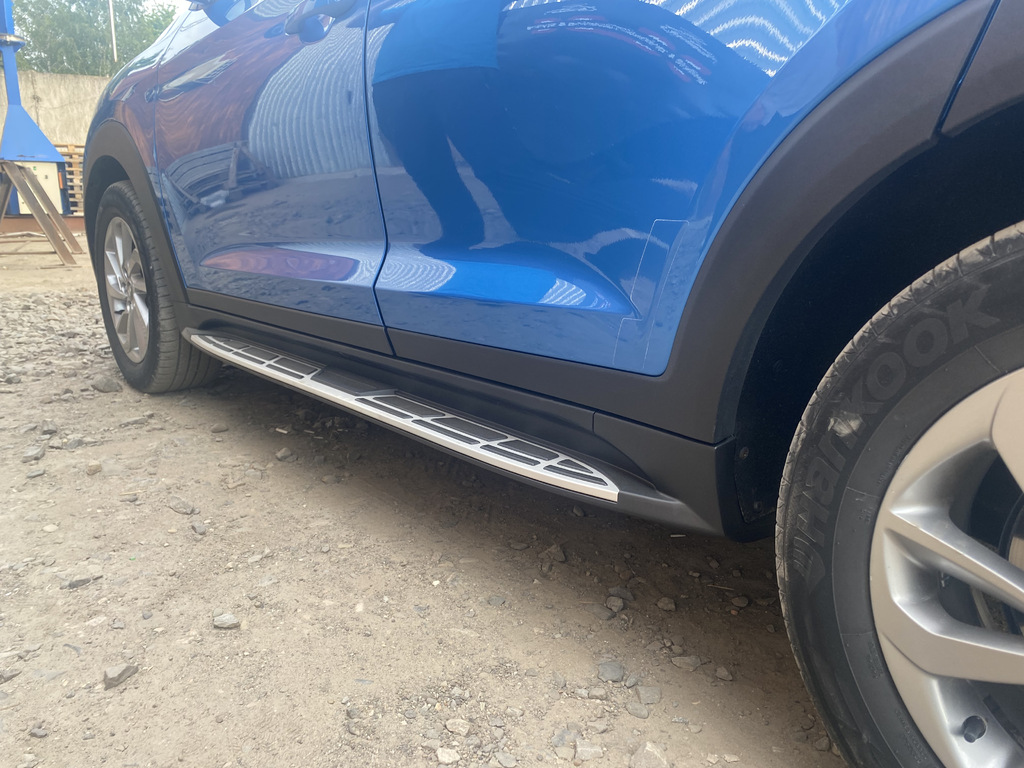 Бокові пороги Оригінальний дизайн V1 (2шт) для Hyundai Tucson TL 2016-2021 рр