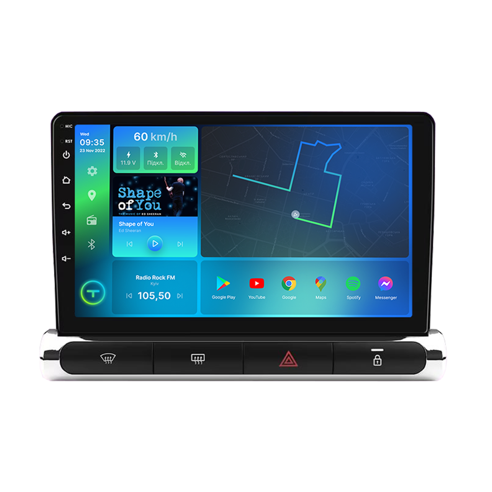 Штатна магнітола Torssen Citroen Aircross C3/C4 high FL9 4+64Gb 4G Carplay DSP