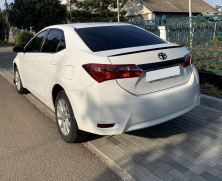 Спойлер LIP (Sunplex, чорний) (118см *6,4см) Toyota Corolla 2013-2019 рр.