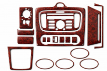 Накладки на панель AC (Maxi-set, Дерево) Ford Focus II 2008-2011 рр.