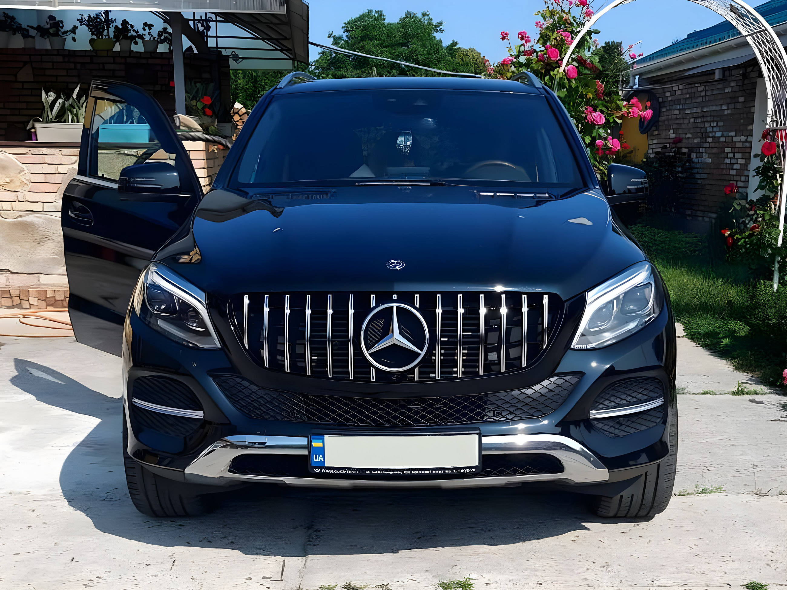 Тюнінг решітка GT Panamericana (для GLE) для Mercedes GLE/ML сlass W166 2011-2018 рр