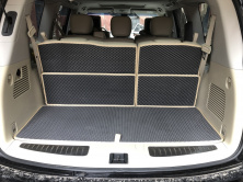 Килимок багажника 5 частин (EVA, чорний) Nissan Patrol Y62 2010-2024 рр.