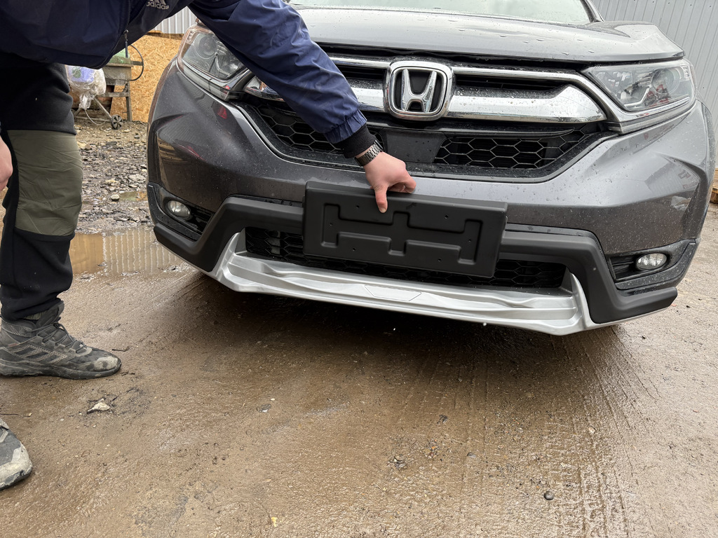 Передня та задня накладки 2016-2019 (2 шт) для Honda CRV рр