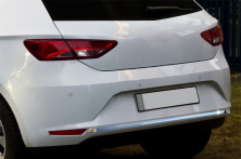 Кромка бампера (нерж.) Seat Leon 2013-2020 рр.