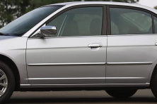Накладки на ручки (8 шт, нерж) Honda Civic Sedan VII 2001-2006 рр.