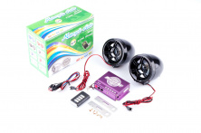 Аудиосистема (3, черные, сигн., МР3/FM/MicroSD/USB, ПДУ, разъем ППДУ 3.5mm) ZUNA