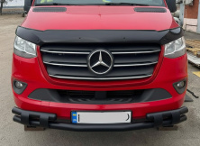 Передня нижня дуга Shark Black Mercedes Sprinter W907/W910 2018- рр.