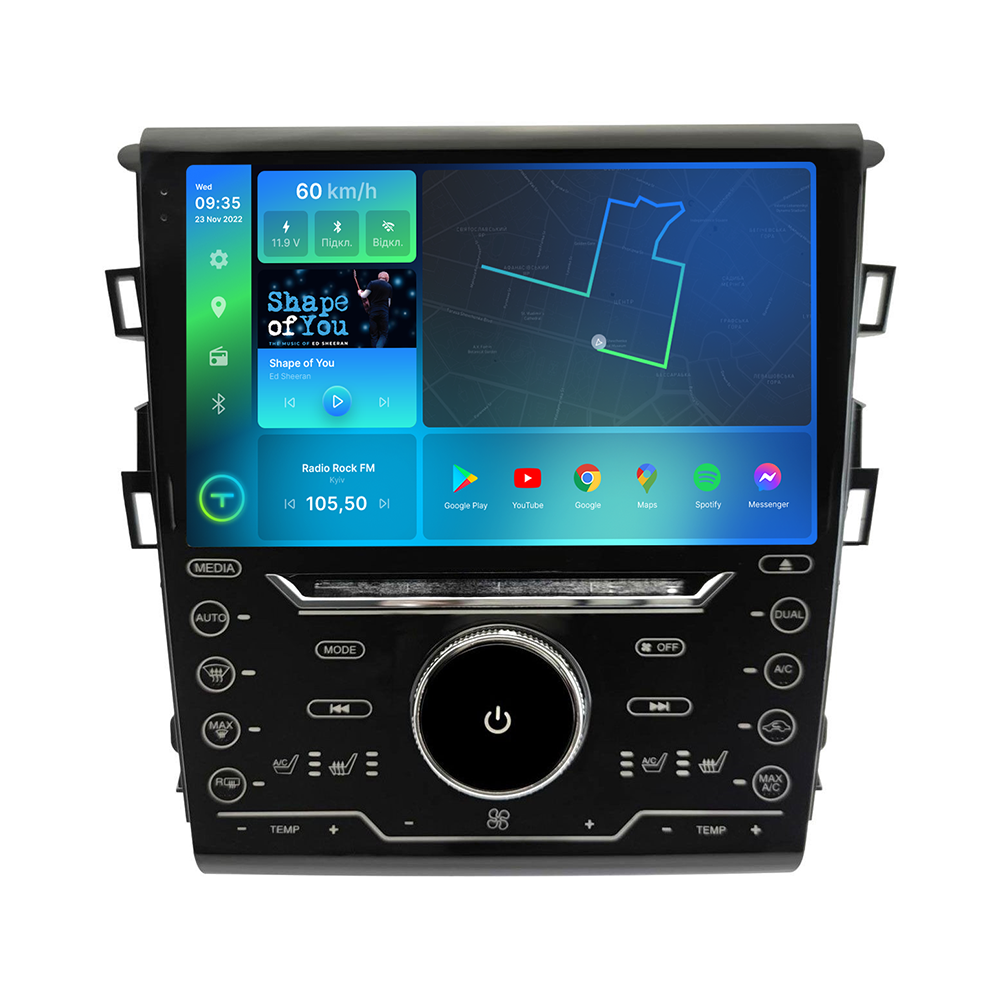 Штатна магнітола Torssen 2K Ford Fusion/Mondeo 2013-2019 з кнопками F98256 4G Carplay DSP