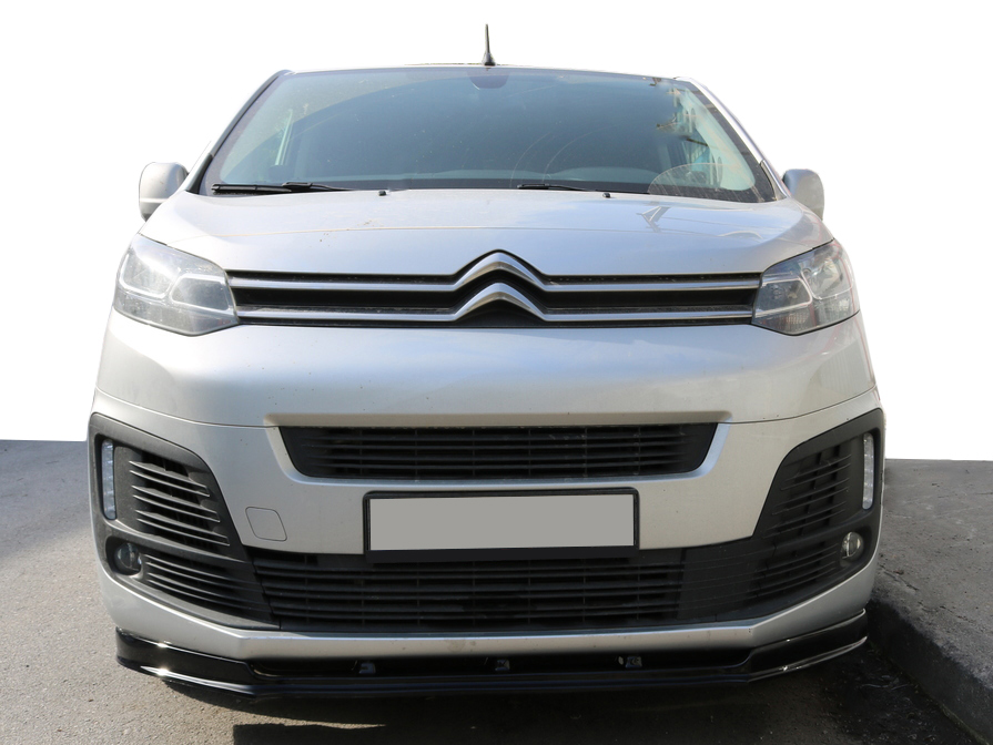 Передня лип накладка (ABS) для Citroen SpaceTourer