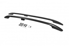 Рейлінги OmsaLine Solid (2 шт, чорні) Subaru XV 2011-2017 рр.