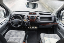 Накладки на панель V2 Дерево Ford Transit 2014- рр.