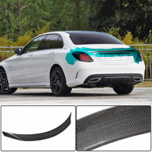 Спойлер V5 (для SD 2015-2021, Карбон) Mercedes C-сlass W205 2014-2021 рр.