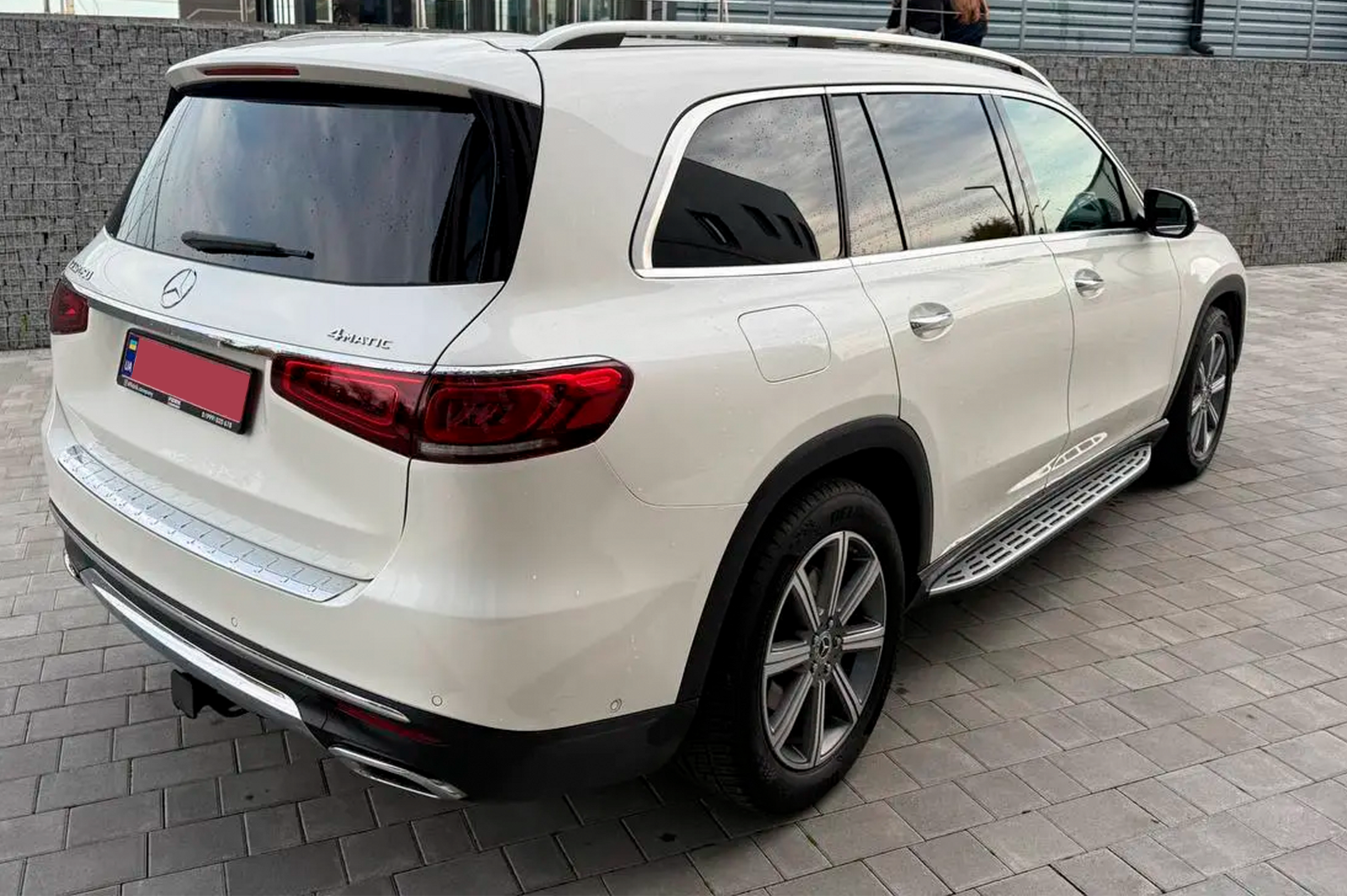 Бокові пороги (2 шт, OEM) для Mercedes GLS X167 2019- рр
