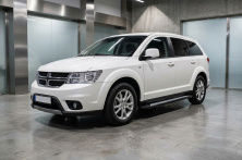 Бокові пороги New Vision Black (2 шт., алюміній) Dodge Journey 2008-2020 рр.