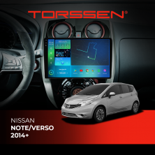 Штатна магнітола Torssen 2K Nissan Note/Verso 2014+ F10332 4G Carplay DSP