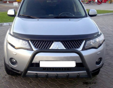 Кенгурятник WT004 Black (нерж) Mitsubishi Outlander 2006-2012 рр.