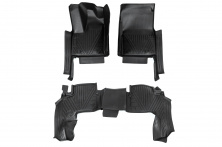 Гумові килимки Niken Luxury 3D (3 шт) Toyota Land Cruiser 300 2021- рр.