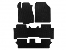 Килимки EVA (3 ряди, Чорний) Acura MDX 2007-2013 рр.