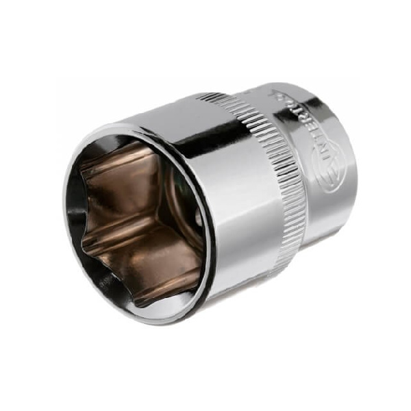 Головка шестигранная 1/2, 23мм, Cr-V