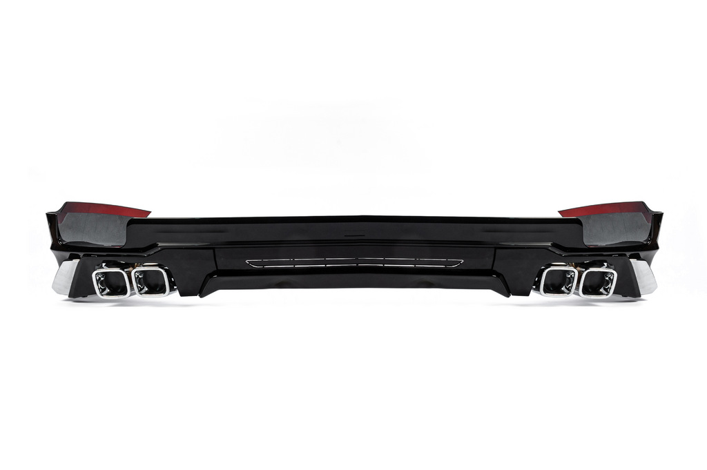 Накладки на передній і задній бампер Modelista V3-LED (2017-) Чорний колір для Toyota Land Cruiser Prado 150 2009-2023 рр