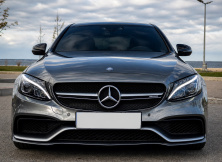 Передній бампер в зборі (AMG C63-designs 2014-2018) Mercedes C-сlass W205 2014-2021 рр.