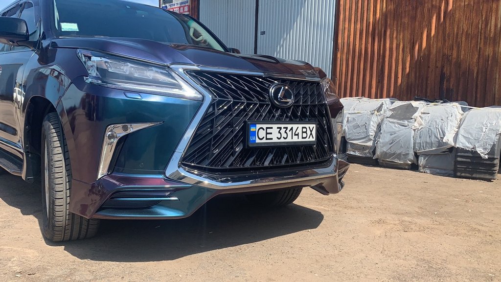 Комплект обвісів (TRD Sport 2017-2020) Чорний колір для Lexus LX570/450d