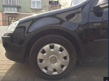 Накладки на арки (4 шт, чорний мат) для Volkswagen Golf 5 2003-2009 рр