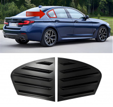 Накладки на задні вікна DPT (чорний глянець, 2шт) BMW 5 серия G30/G31 2017–2023 гг.