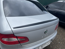 Спойлер LIP (Sunplex, чорний) (115,8см * 6,3см) Skoda Superb 2009-2015 рр.