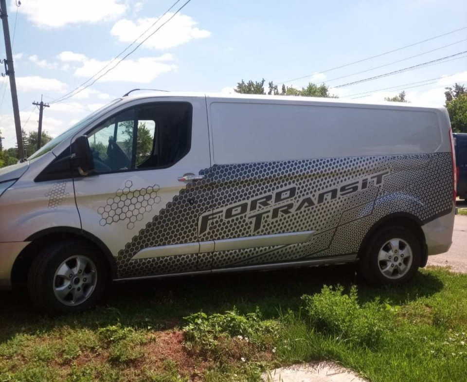 Накладки на арки (6 шт, чорні) для Ford Custom 2013-2022 рр