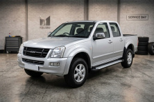 Бокові пороги Allmond Grey (2007-2012, 2 шт., Алюміній) Isuzu D-Max 2002-2011 рр.