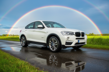 Бокові пороги Rainbow (2 шт., Алюміній) BMW X4 F26 2014-2018 рр.