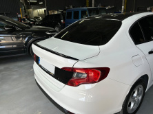 Спойлер LIP (Sunplex, чорний) (119,1см *5,5см) Fiat Tipo 2016- рр.