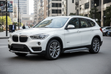 Бокові пороги Bosphore Grey (2 шт., Алюміній) BMW X1 F48 2015-2022 рр.