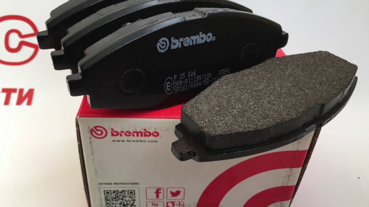 Колодки гальмівні передні R13 Daewoo Lanos/Sens 1,3/1,5 BREMBO