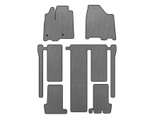 Килимки EVA (3 ряди, Сірий) Toyota Sienna 2010-2020 рр.