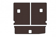 Гумовий килимок в багажник Carsuit V-1 (Коричневий) Chevrolet Orlando 2010-2018 рр.