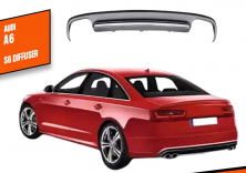 Дифузор заднього бампера DPT V1 (2011-2014) Audi A6 C7 2011-2017 рр.