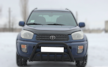 Передня дуга WT002 Black (нерж.) Toyota Rav 4 2001-2005 рр.