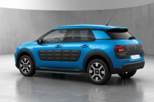 Бокові пороги Maya Blue (2 шт., Алюміній) Citroen Cactus 2014-2020 рр.