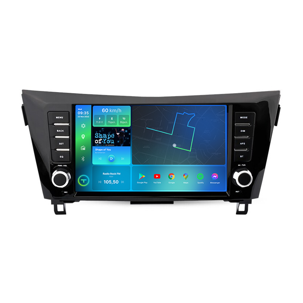 Штатная магнитола Torssen Nissan Xtrail/Qashqai 2013+ AC крутилки FL9 4+64Gb 4G Carplay DSP