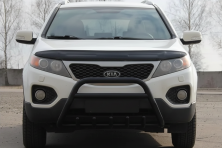 Кенгурятник WT003 Black (нерж.) Kia Sorento II XM 2009-2014 рр.