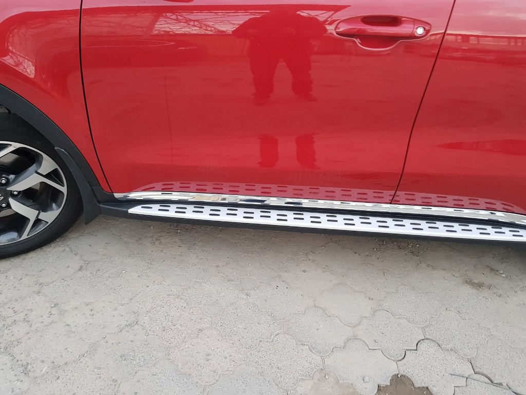 Бокові пороги V2, OEM для Kia Sportage 2015-2021 рр