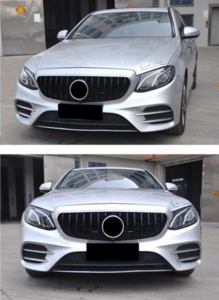 Передня решітка GT Panamericana (для Avantgarde/AMG-Line/E43 AMG/E53 AMG 2016-2019) для Mercedes E-сlass W213 рр