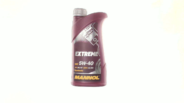 Масло 4T, 1л (SAE 5W-40, синтетика, Extreme 5W-40 API SN/CF) MANNOL