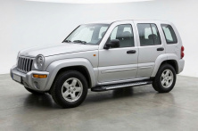 Бокові пороги Line (2 шт., Алюміній) Jeep Cherokee/Liberty 2002-2007 рр.