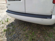 Накладка на задній бампер (ABS) для Volkswagen Caddy 2010-2015 рр